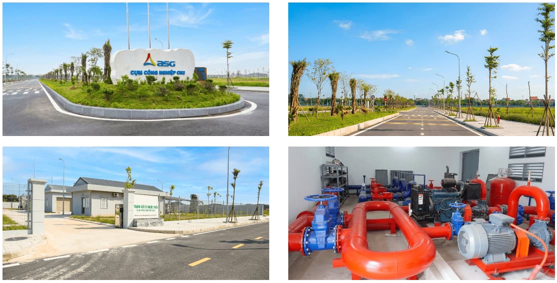 cụm CN CN2 hoàn thiện mặt bằng cho ndt